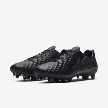 Nike Tiempo Legend 8 Pro FG - Férfi Focicipő - Fekete/Fekete